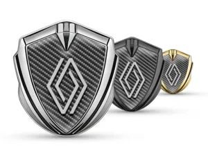 Renault Emblem Auto Abzeichen Renn Design Glänzend Finish